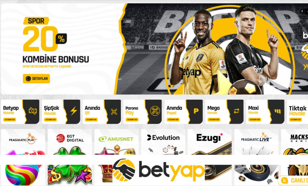 Betyap casino oyun türleri hakkında slot, canlı casino ve masa oyunları rehberi